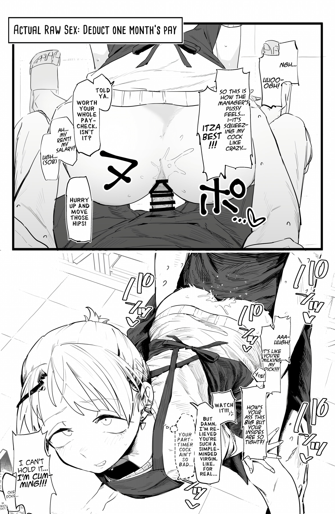 Hentai Manga Comic-My Manager Docks My Pay In Exchange for Sexual Favors!!!-Read-3